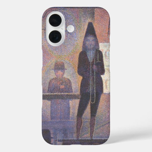 Circus Sideshow van Georges Seurat, kunst Case-Mate iPhone Case (Achterkant)