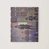 Circus Sideshow van Georges Seurat,  kunst Legpuzzel (Verticaal)