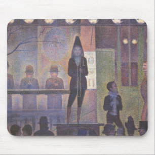 Circus Sideshow van Georges Seurat,  kunst Muismat