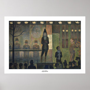 Circus Sideshow van Georges Seurat Poster