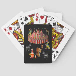 Circus speelkaartendek pokerkaarten