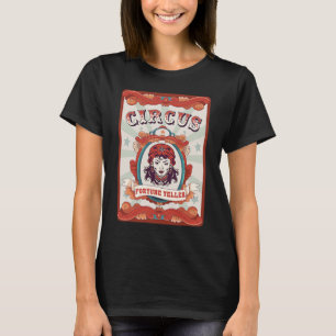  Circus-staf Badge Circus Fortune Telling T-shirt