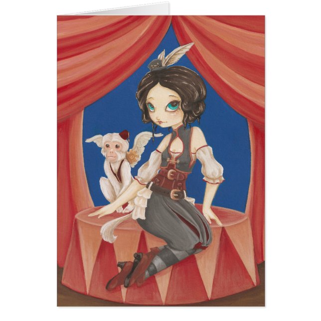 Circus - steampunk fantasy circus aap (Voorkant)