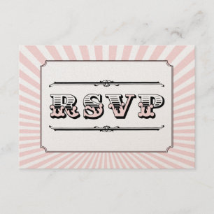 Circus Steampunk RSVP en PInk