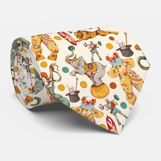 Circus Stropdas (Opgerold)