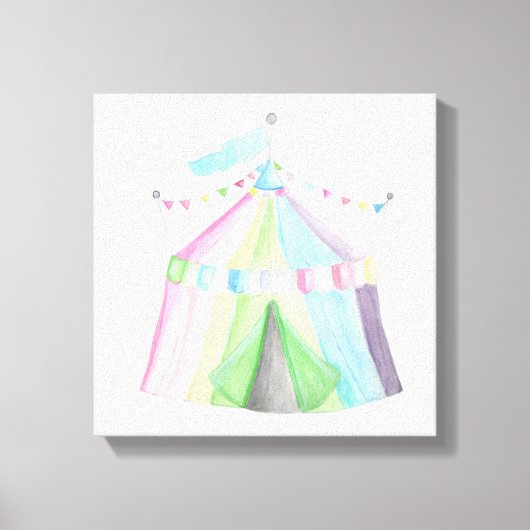 Circus Tent Canvas Afdruk (Voorkant)