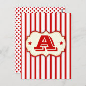 Circus Tent Carnaval maakt uw eigen aangepaste ban Briefkaart (Voorkant / Achterkant)