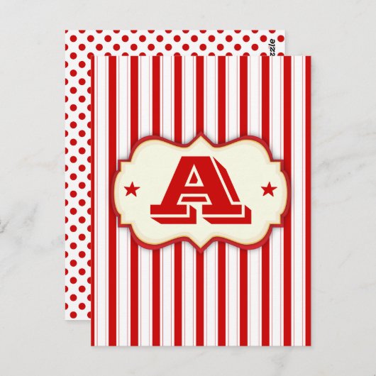 Circus Tent Carnaval maakt uw eigen aangepaste ban Briefkaart (Voorkant / Achterkant)