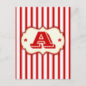 Circus Tent Carnaval maakt uw eigen aangepaste ban Briefkaart (Voorkant)