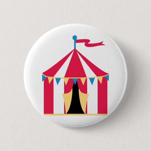 Circus Tent Ronde Button 5,7 Cm (Voorkant)
