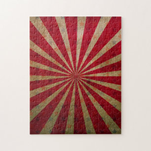  Circus Tent Stars Red Lines Carnaval Legpuzzel