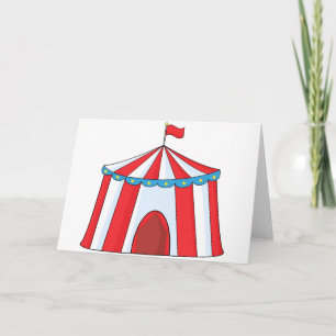 Circus Tent Wenskaarten Kaart