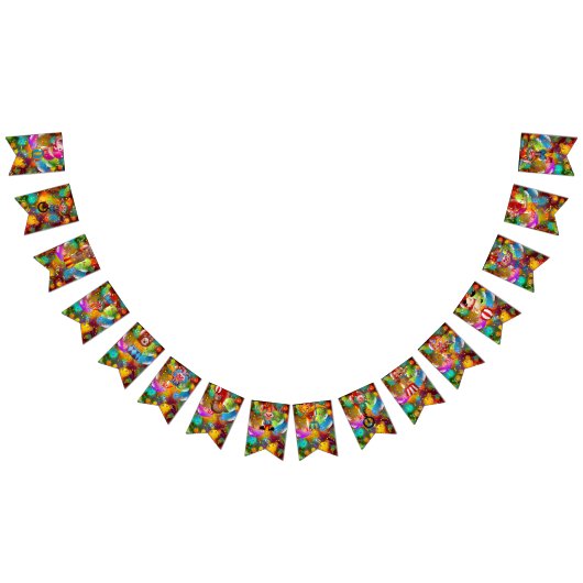 Circus Theme Party Pennant Banner (Alle)