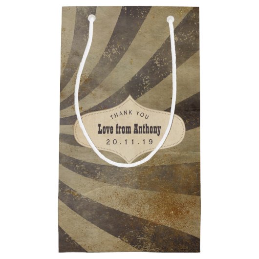 Circus Thmed Birthday Party Klein Cadeauzakje (Voorkant)