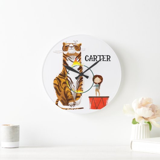 Circus Tiger Trainer Nursery Grote Klok (Huis)