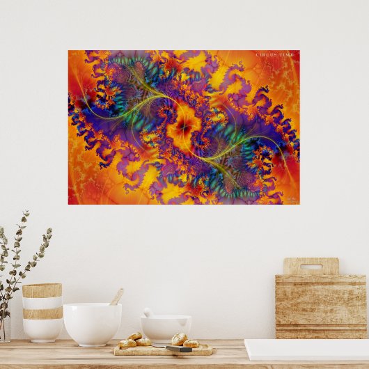 Circus Time Poster (Keuken)