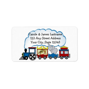Circus Train Adres Etiket