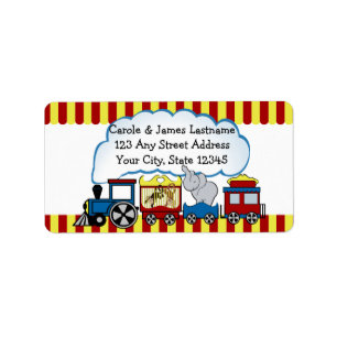 Circus Train Adres Etiket