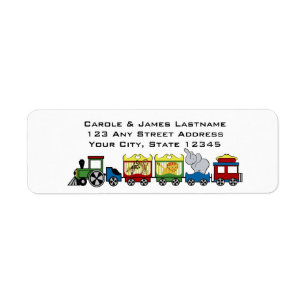 Circus Train Adres Etiket