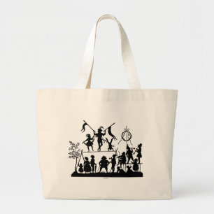 Circus Troupe Grote Tote Bag