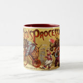 Circus Tweekleurige Koffiemok (Center)