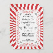  Circus Uitnodiging (Voorkant / Achterkant)