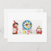 Circus Valentijn Feestdagenkaart (Voorkant / Achterkant)