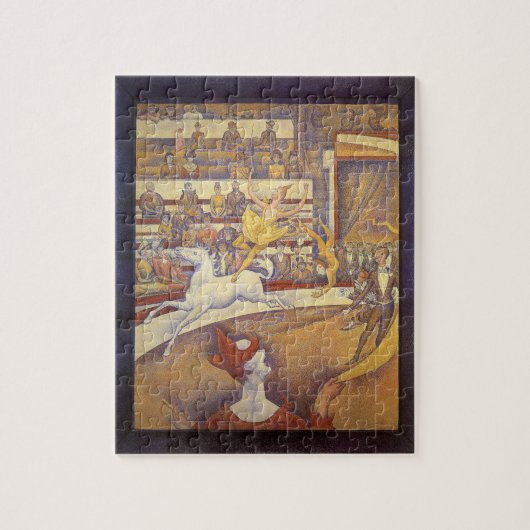Circus van Georges Seurat, Pointillism Art Legpuzzel (Verticaal)