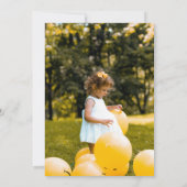  Circus Verjaardagsfeestuitnodiging Kaart (Achterkant)