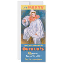 Circus verjaardagsthema CC1067 Renoir White Pierro