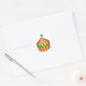 Circus Vierkante Sticker (Envelop)