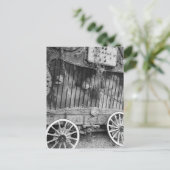 Circus Wagon Briefkaart (Staand voorkant)