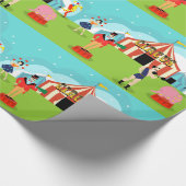  Circus Wrapping Paper Cadeaupapier (Hoek)