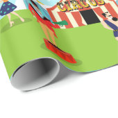  Circus Wrapping Paper Cadeaupapier (Rol Hoek)