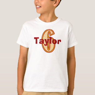 Circus zesde verjaardagsshirt t-shirt