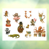 Circusacts Raamsticker (Vel 3)