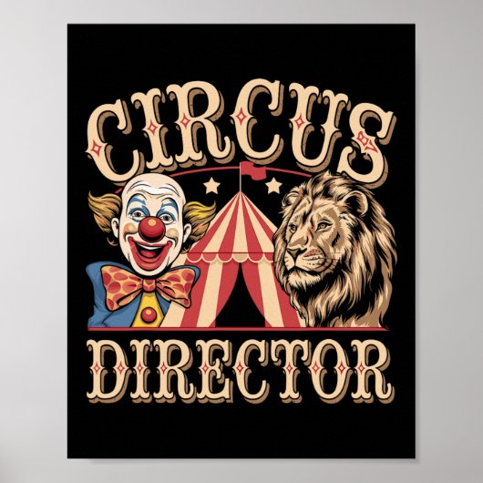 circusdirecteur poster (Voorkant)