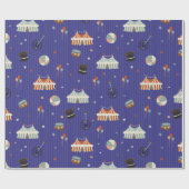 circuspret cadeaupapier (Vlak)