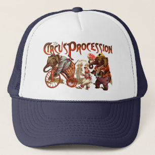 Circusprocessie olifant Antiek kunst Trucker Pet
