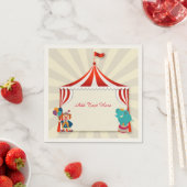 Circustent, artiesten servetten (Insitu)