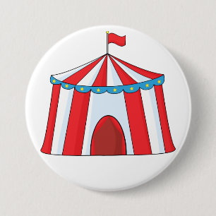 Circustent Knop Ronde Button 7,6 Cm