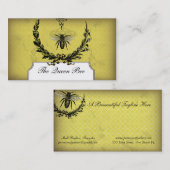 Cire d'abeille vintage de nid d'abeilles de carte (Devant / Derrière)