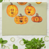 Cire serviette de cuisine Citrouille (Plié)