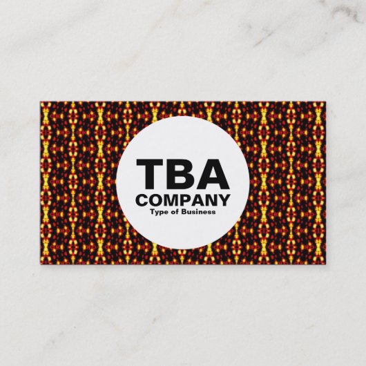Cirkel - Abstract patroon Visitekaartje (Voorkant)