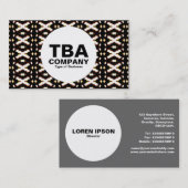 Cirkel - Abstract patroon Visitekaartje (Voorkant / Achterkant)