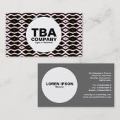 Cirkel - Abstract patroon Visitekaartje (Voorkant / Achterkant)