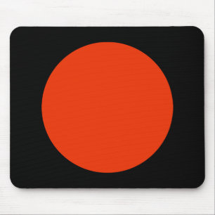 Cirkel - Brick met zwart Muismat