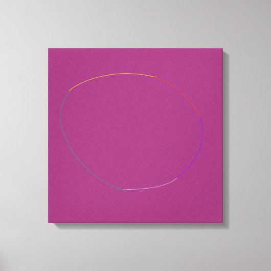 Cirkel Canvas Afdruk (Voorkant)