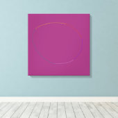 Cirkel Canvas Afdruk (Insitu (Houten vloer))