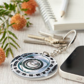 Cirkel (dubbelzijdig) Roterende Sleutelhanger (Voorkant Rechts)